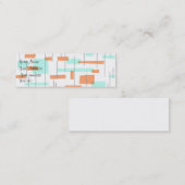 レトロの懇願 スキニー名刺 (正面/裏面)