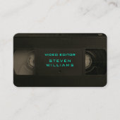 レトロの技術のモダンによって着色されるスタイル 名刺 (正面)