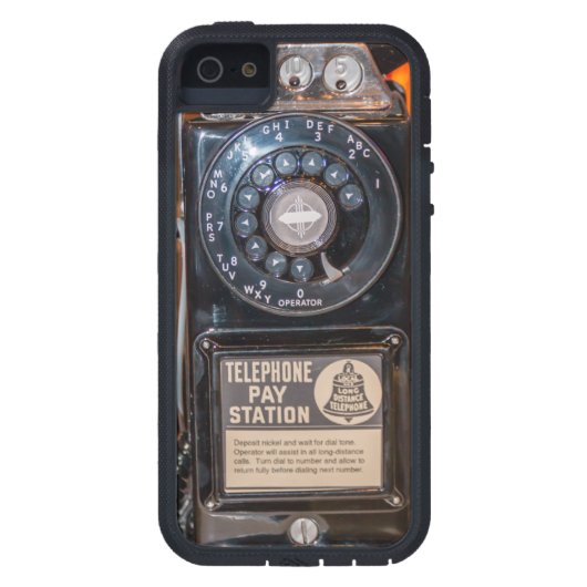 レトロの技術はあなたの頭が切れるな電話を捜します Case-Mate iPhoneケース (裏面)