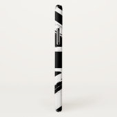 レトロの抽象的で黒い英国国旗のデザイン Case-Mate iPhoneケース (裏面/右)