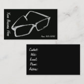レトロの接眼レンズの名刺 名刺 (正面/裏面)