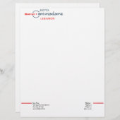 レトロの提督のホテル レターヘッド (正面/裏面)