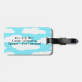 レトロの搭乗員のパーソナライズな荷物のラベル#2 ラゲッジタグ (裏面横)