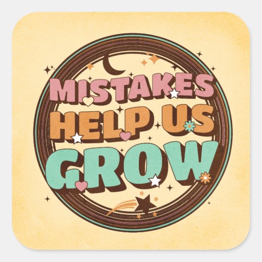 レトロの救済過誤りが増える スクエアシール (正面)