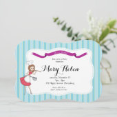 レトロの料理のディナー・パーティのパーソナライズな招待状 招待状 (スタンド正面)