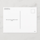 レトロの新しいアーチフォト結婚した&ブライト シーズンポストカード (裏面)