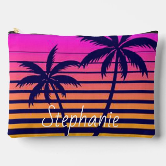 レトロの日パーソナライズされた没 アクセサリーポーチ (正面)