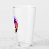 レトロの日パーソナライズされた没 タンブラーグラス (左)