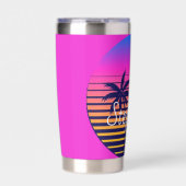 レトロの日パーソナライズされた没 保温保冷タンブラー (正面)