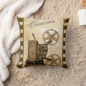 レトロの映写機の装飾用クッション クッション (ブランケット)