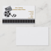 レトロの映画製作者 名刺 (正面/裏面)