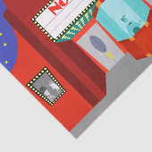 レトロの映画館のティッシュペーパー 薄葉紙 (詳細)