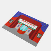 レトロの映画館のドア・マット ドアマット (アングル)