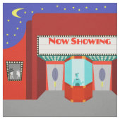 レトロの映画館の生地 ファブリック (見本)