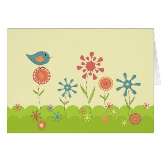 レトロの春の庭