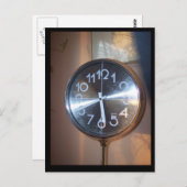 レトロの時計 ポストカード (正面/裏面)