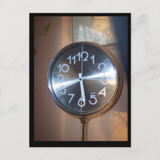 レトロの時計 ポストカード