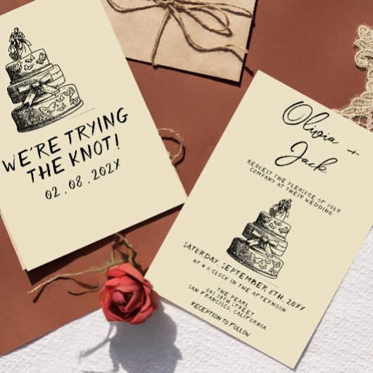 レトロの書ハンドケ予測できなーキ結婚トレンド 招待状