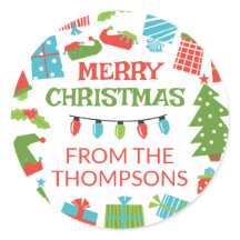 レトロの木お洒落とギフトクリスマスメリークリスマス