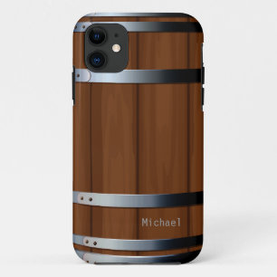 レトロの木のビヤ樽 iPhone 11 ケース