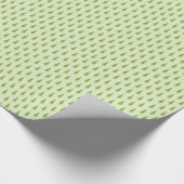 レトロの木のリネン包装紙、30" x 6' ラッピングペーパー (角)