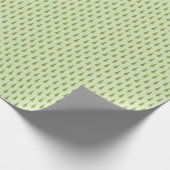 レトロの木のリネン包装紙、30" x 6' ラッピングペーパー (角)