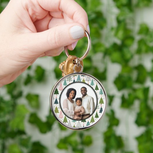 レトロの木 キーホルダー (手)