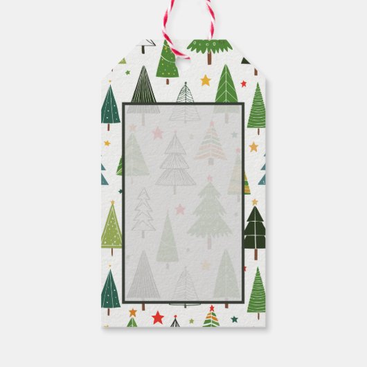 レトロの木 ギフトタグ (裏面)