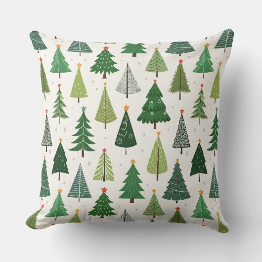 レトロの木 クッション (正面)