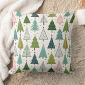 レトロの木 クッション (ブランケット)