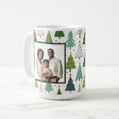 レトロの木 コーヒーマグカップ (正面左)