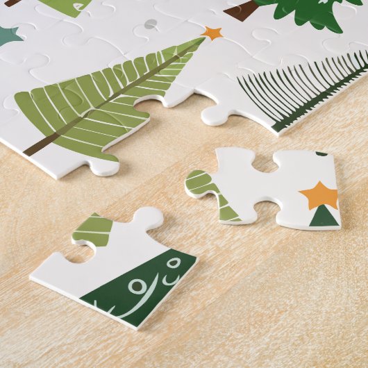 レトロの木 ジグソーパズル (側面)