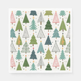 レトロの木 スタンダードランチョンナプキン