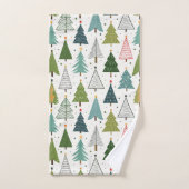 レトロの木 バスタオルセット (ハンドタオル)