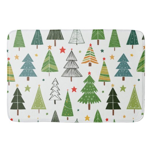 レトロの木 バスマット (正面)