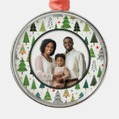 レトロの木 メタルオーナメント (正面)