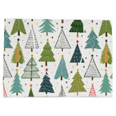 レトロの木 ラージペーパーバッグ (裏面)