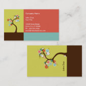 レトロの木 名刺 (正面/裏面)