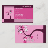 レトロの木 名刺 (正面/裏面)