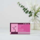 レトロの木 名刺 (スタンド正面)