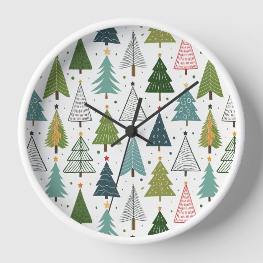 レトロの木 壁時計 (正面)