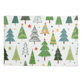 レトロの木 枕カバー (裏面-左)