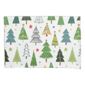 レトロの木 枕カバー (正面左)