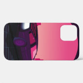 レトロの未来。80年代のスタイルSFバックグラウンド(スープ搭載) Case-Mate iPhoneケース (裏面 (横))