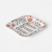 レトロの枝、離れパンプキンス感謝祭 ペーパープレート (傾斜あり)