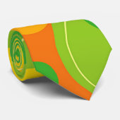 レトロの柑橘類レモンライムのタイ ネクタイ (ロール)