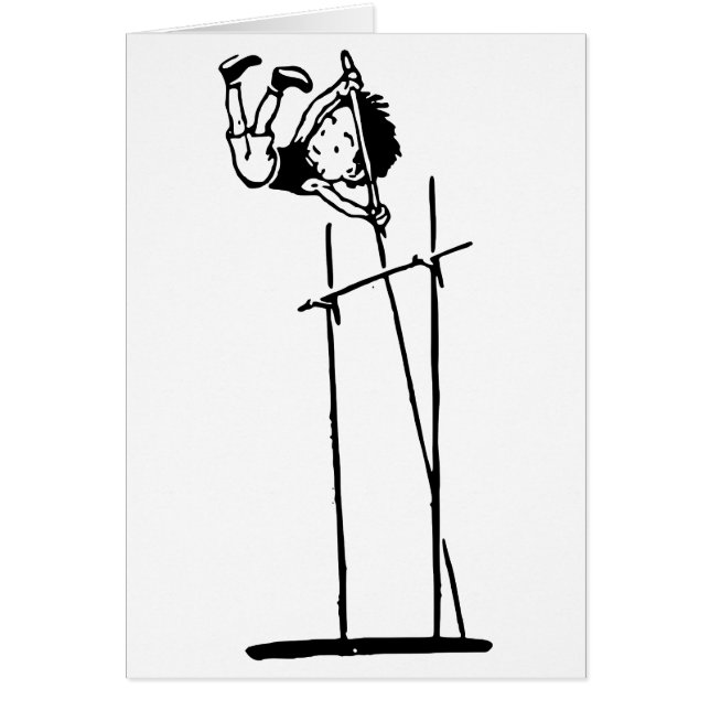 レトロの棒高跳び (正面)