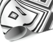 レトロの正方形の背景 ラッピングペーパー (ロールコーナー)