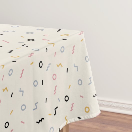 レトロの正方形パターン テーブルクロス (インサイチュ)