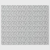 レトロの正方形パターン ラッピングペーパー (フラット)